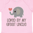 thumbnail image 4 of Inktastic My Great Uncle Loves Me Boys or Girls Baby Bodysuit, 4 of 5