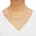 thumbnail image 2 of Women's Welry 1.9mm Rolo Chain Necklace in 14kt Yellow Gold, 18", 2 of 3