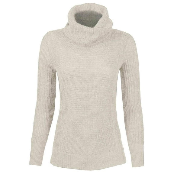 Mountain Khakis Women's Powder X-Large Countryside Cowl Neck Ribbed Sweater