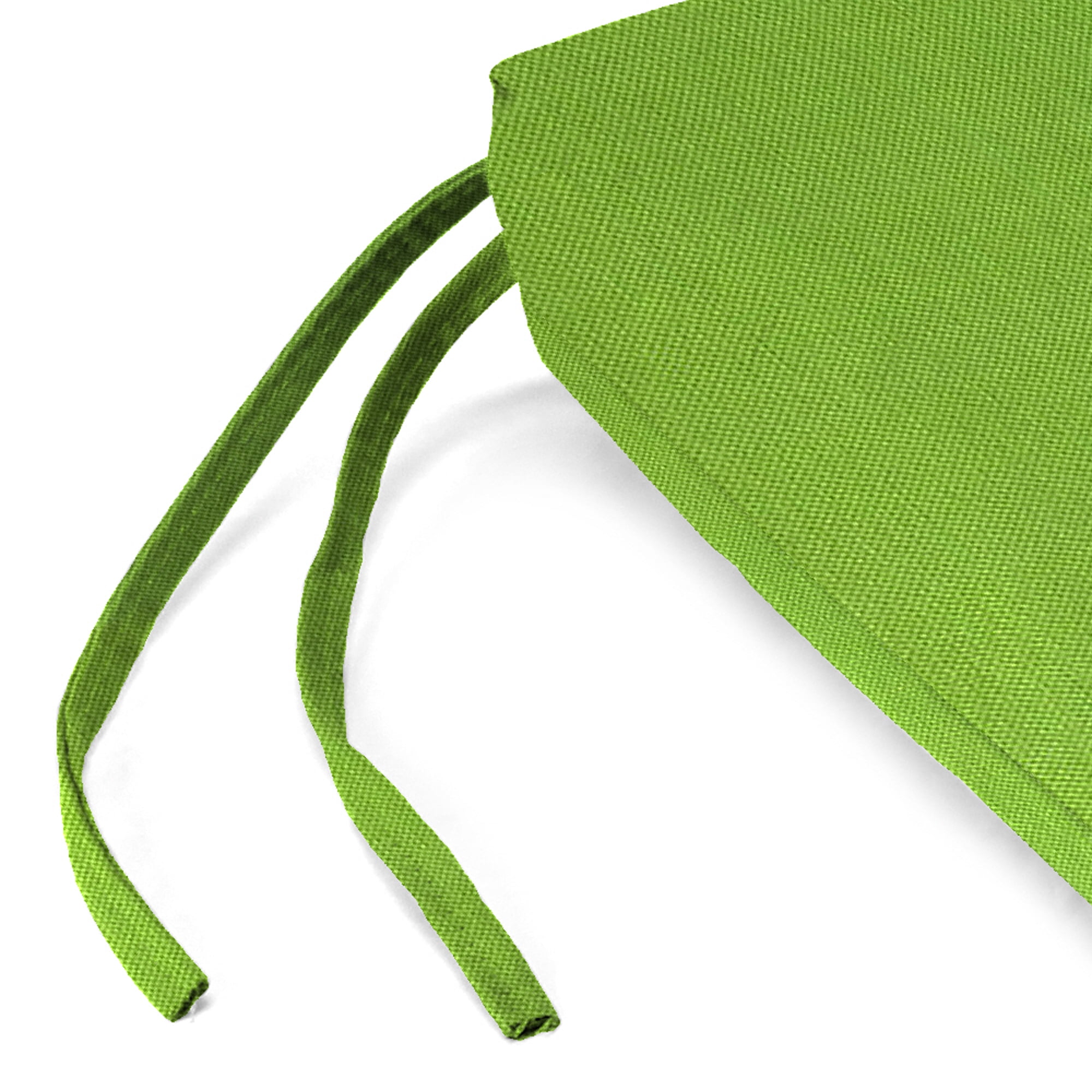 Jordan Manufacturing 48" x 18" Veranda Citrus Green Solid Rectangular Outdoor Settee Swing Bench Cushion with Ties
