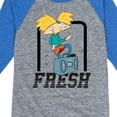 thumbnail image 3 of Hey Arnold! - Fresh Arnold - Toddler And Youth Raglan Graphic T-Shirt, 3 of 4