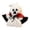 I005- E, variant on Kids Friendly Halloween Display, Halloween Plush, Halloween Party Favors, Halloween Ghost Decor, 5.5X3 Inch 1Pc Cute Spooky Ghost Doll with Red Vampire Cape, Soft Fluffy Toys for