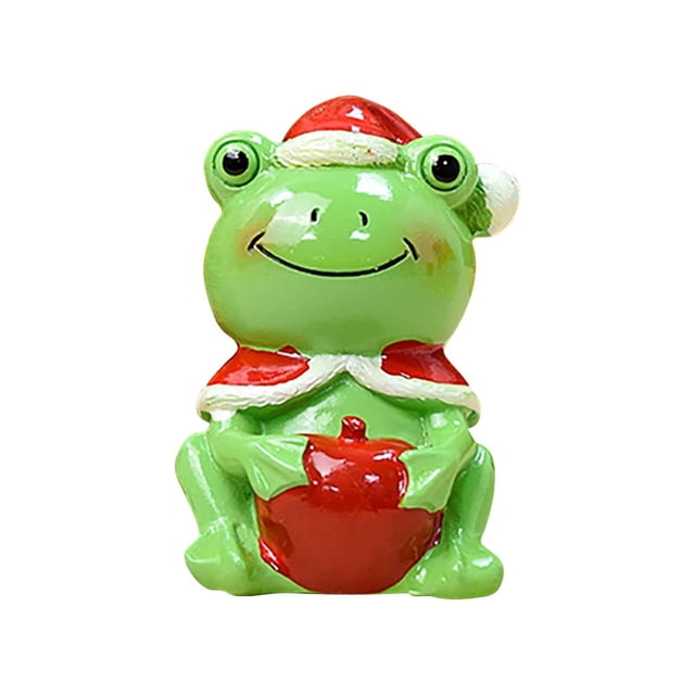 Xihbxyly Adornos Navideños, Figuras de Papá Noel, Exquisita Caja de Regalo, Adorno de Mesa para El Hogar, Perfecto para Navidad y Festividades, Ambiente Cálido y Acogedor, Incluye 1 Adorno.