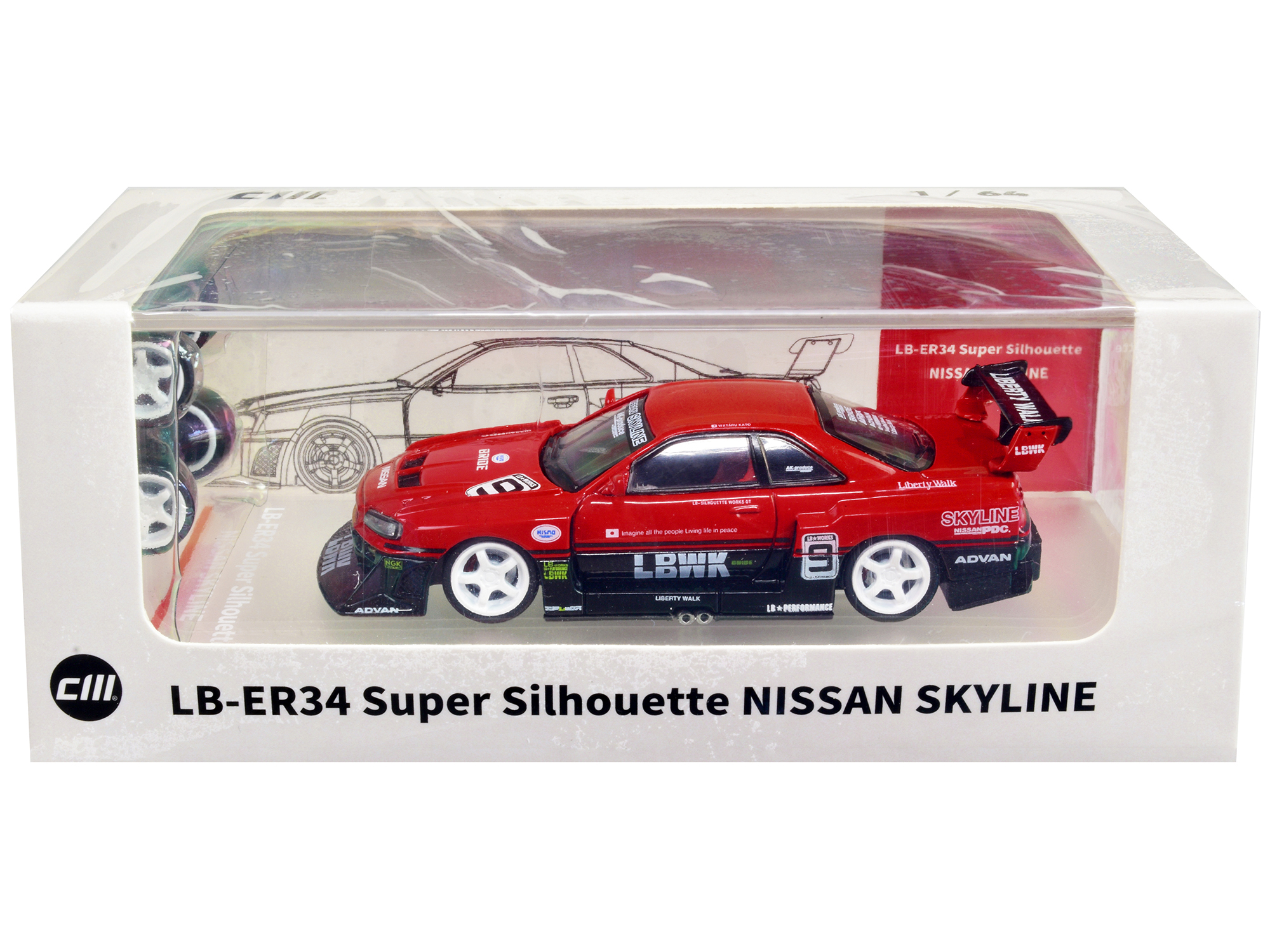 Nissan Skyline LB-ER34 Super Silhouette #9 RHD 