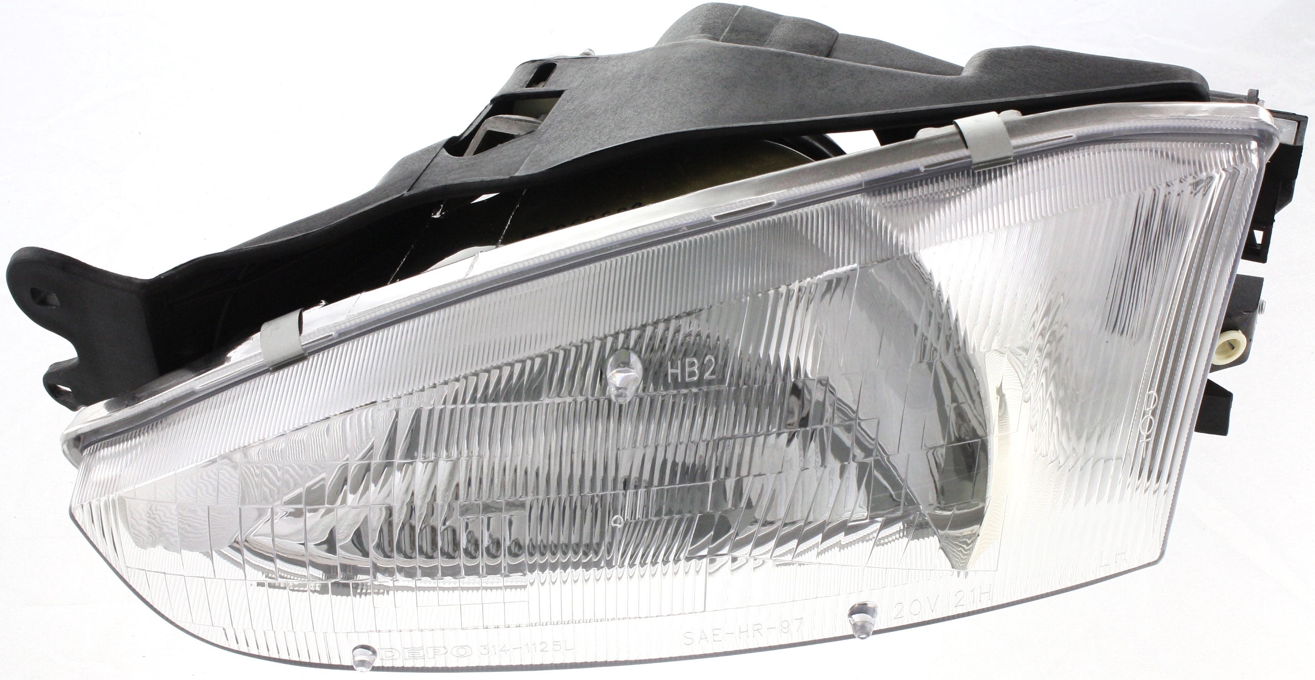 Headlight Compatible With 1997-2002 Mitsubishi Mirage Left Driver Halogen With bulb(s)