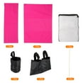 thumbnail image 3 of Uxcell Director Chair Accessories Set 5in1 Canvas Replacement Kit, Rose Red, 3 of 6
