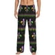 thumbnail image 1 of Fotbe Mardi Gras Fleur de Lis Pantalones de Pijama para Hombre, Pantalones de Dormir, Pantalones de Casa con Cintura Ajustable y Bolsillos-3X-Large, 1 of 6