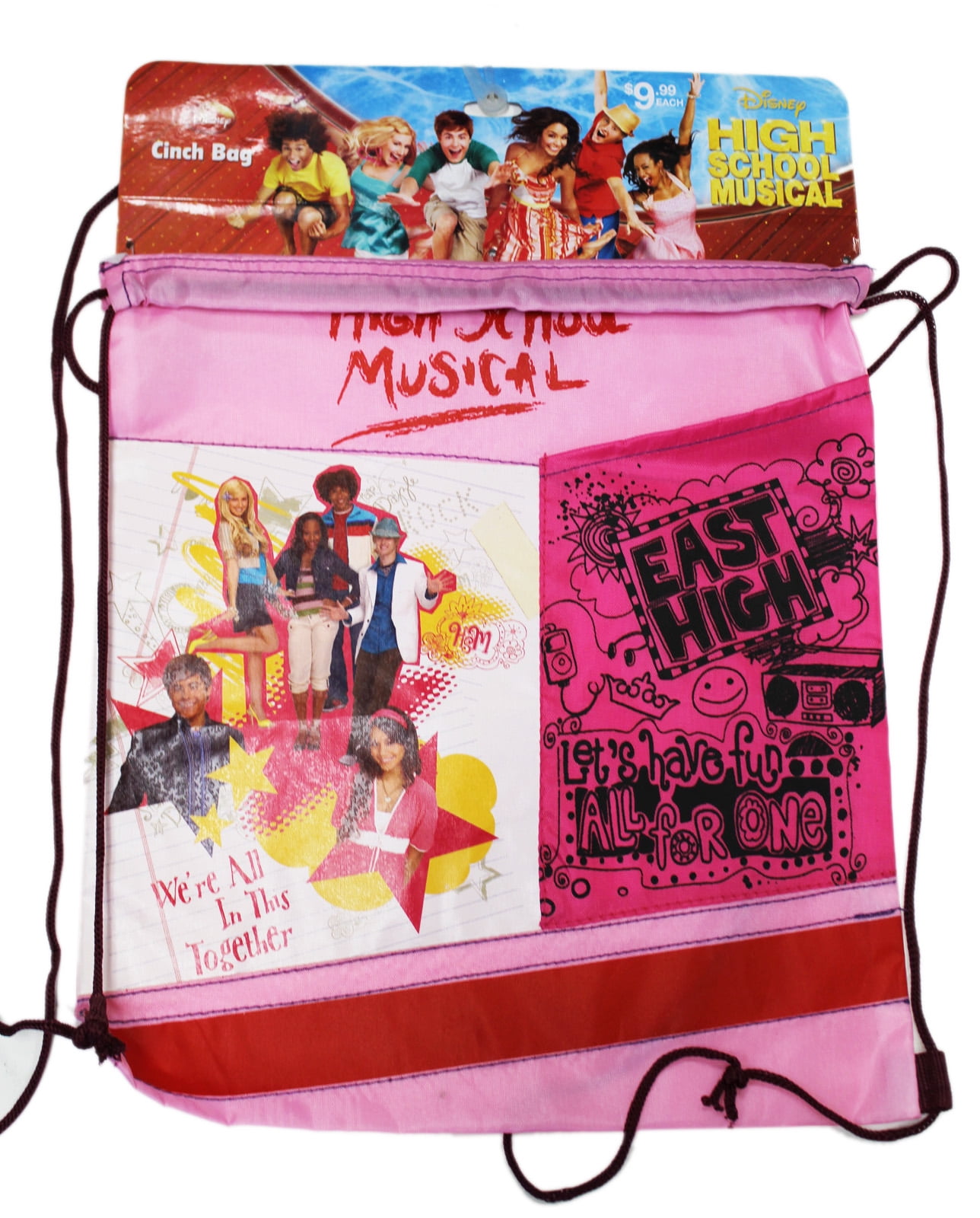 Disney's We're all in This Together Drawstring Backpack