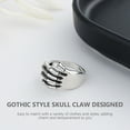 thumbnail image 2 of STRANDCHIC Adjustable Ring Skull Rings 1Pcs Costume Parties Personality Expression, 2 of 5