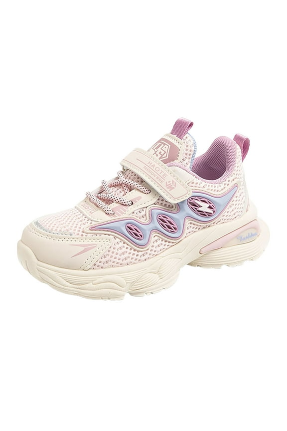 Toddler Shoes for Girls Kids Adorable Fashion Casual Stylish Sports Sneakers (Pink,Big Kids 3)