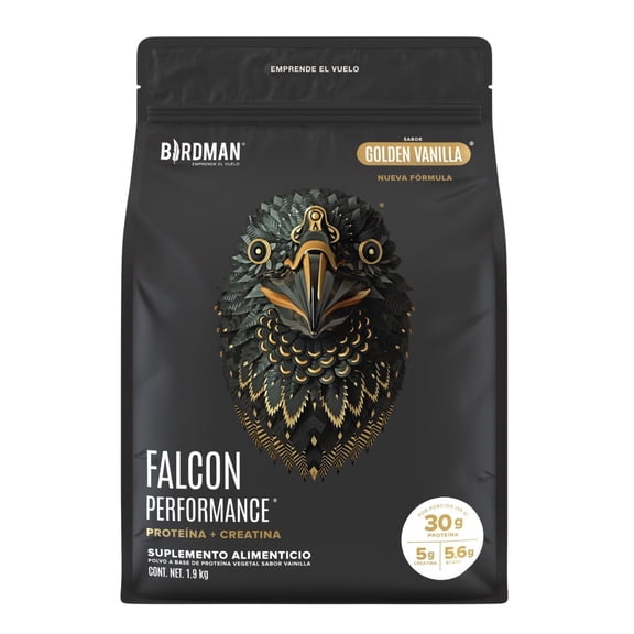 Falcon Performance Proteína Vegetal Creatina 1.9 Kg Vainilla Birdman BIRDMANPERFOVAINILLA