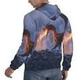 thumbnail image 6 of Salouo Winter Fire Dragon Pattern Men's Fall Hoodie Sweatshirt,Sport Hoodie with Pockets for Men Pullover Casual Hooded Sweatshirt-X-Large, 6 of 7