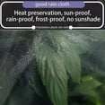 thumbnail image 3 of Uv Resistant Clear Tarps - Waterproof Pvc Rain Film With Metal Grommet - Portable And Durable Garden Supplies, 3 of 5