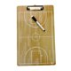 thumbnail image 1 of Tablero portapapeles de baloncesto para entrenadores, estrategia, herramienta de entrenamiento y orientación profesional portátil. Tablero, 1 of 9