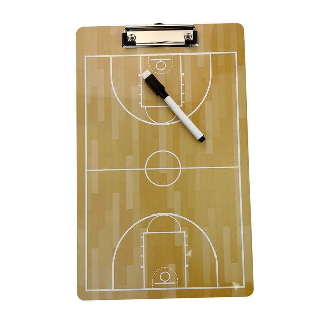 Portapapeles de baloncesto de borrado en para entrenadores, de doble , para alineación de artículos deportivos, herramienta de orientación y
