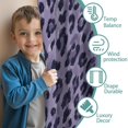 thumbnail image 3 of Blackout Kids Curtains,Leopard Print Childrens Insulated Curtains Set Of 2,Bedroom Essentials,Toddler Room Decor 52"x63"(132x160cm), 3 of 4