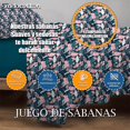 thumbnail image 4 of Juego De Sábanas Hotelera Matrimonial Microfibra Premium MELOCOTTON HOGAR Mod-C5 incluye 4 Fundas De almohada, 4 of 5