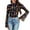 Colorful Mushroom, variant on Strawberry Women Bell Sleeve Tops Size S Long Sleeve Mock Neck Crop Tops Suitable for Going Out/Travel Lettuce Trim Casual Slim Shirts Flare Sleeve Blouse