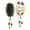 Happy Thanksgiving Turkey Fall Pumpkin-1, variant on Happy Thanksgiving Turkey Fall Pumpkin Hair Brush,Girls Detangling Hair Brush,Glide Through Tangles with Ease for Wet & Dry Hair
