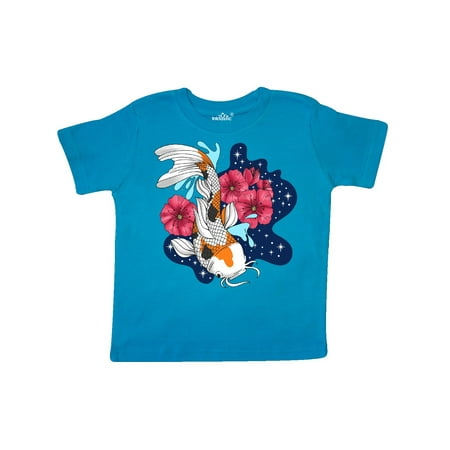 

Inktastic Japanese Koi Fish Pond with Stars Gift Toddler Boy or Toddler Girl T-Shirt