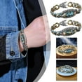 Turquoise Sixcharacter Truth Bracelet Mantra Nine Style Tibetan eye