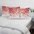 thumbnail image 4 of Red Eucalyptus Leaves Pillow Covers 12"x20", Spring Floral Summer Botanical Soft Brushed Microfiber Breathable Throw Pillow Covers, Pillowcase with Zipper for Couch Sofa Bedroom Living Room, 4 of 9