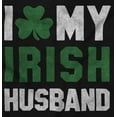 thumbnail image 2 of St Patricks I Love My Irish Husband Women's Long Sleeve T Shirt Brisco Brands L, 2 of 6