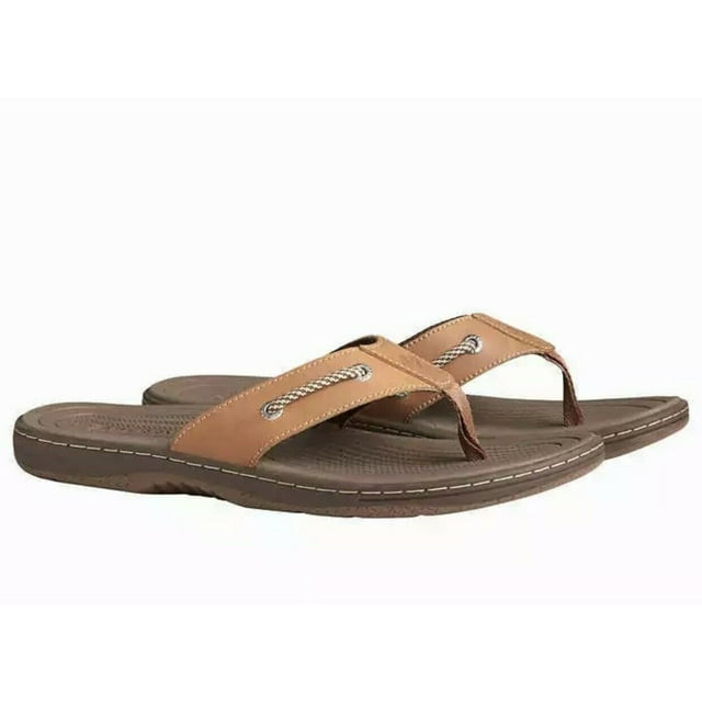 sperry flip flops men's