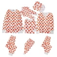 thumbnail image 5 of Faithtur Family Pajamas Set with Cartoon Fruit Print Buttons Ribbed Closure, 5 of 5