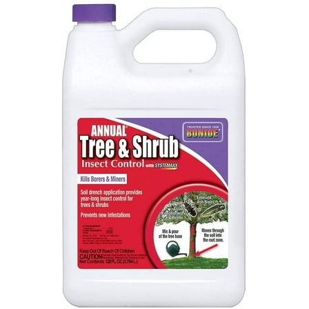 Bonide 611 Annual Tree and Shrub Insect Control, 128 Fl oz(1 Gallon)
