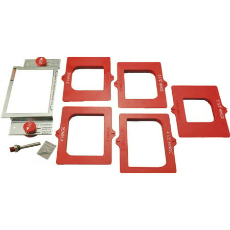 Durable Door Hinge Mortising Kit - Easy to Use Sturdy Jambs Door Steel (Best Hinge Template Kit)