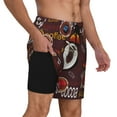 thumbnail image 3 of Haiem A Cup Of Black Coffee On A Saucer Men'S Quick-Dry Swim Trunks: Comfortable Beach Shorts With Mesh Lining And Pockets - Ideal For Swimming And Sunbathing Xx-Large, 3 of 9