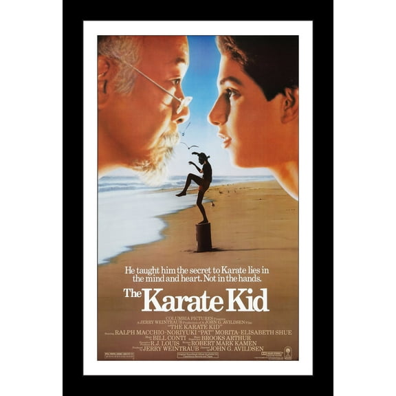 THE KARATE KID - 11x17 Framed Movie Poster