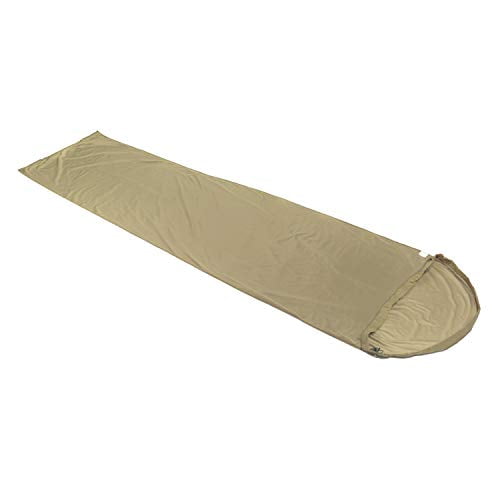 Snugpak TS1 Thermal Suede Sleeping Bag Liner, Polyester, Warm Insulation, Desert Tan