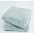 thumbnail image 5 of Home Soft Things Heavy Faux Fur 2 Piece Throw Pillow Cover Set - Vapor Blue - 20"X20", 5 of 6