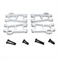 thumbnail image 1 of Kit de Brazo Oscilante Inferior Delantero y Trasero para Coche RC 1/16 UD M16, Accesorios Plateados., 1 of 5