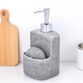 thumbnail image 3 of Juego De Dispensador De Jabón De Cocina 2 En 1, Fácil Acceso, Impermeabilizante Estético, Artículos Para El Hogar, Dispensador De Jabón De 250ml Para Viajes Y Hoteles, 3 of 7