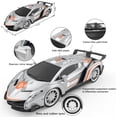 thumbnail image 7 of Growsly Lamborghini RC Car Toys for Kids 4-12 Years Old 1/18 Racing Crawler Toy Car Model Vehicle with Rechargeable Batteries, Silver, 7 of 7
