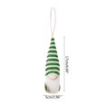 thumbnail image 3 of Handmade Gnomes Elf Decorations 4x St-Patrick Day Hanging Gnome Ornaments Set Faceless for Doll Lucky Clover Hanging Pen, 3 of 4