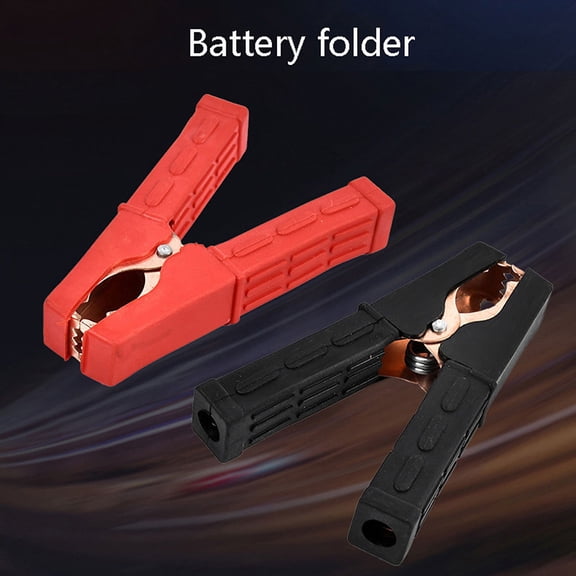 2pcs 200A Crocodile Alligator Clips Car Battery Insulated Clip Clamp Connector for Jumper Cables Boost
