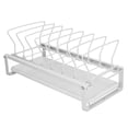 thumbnail image 4 of Dish Drying Rack, Sturdy Durable Plate Holders Easy Operation Space Saving  For Home White, 4 of 8