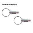 thumbnail image 5 of 2Pcs Spring Plungers Pull Ring Stainless Steel Short Retractable Spring Plungers, 5 of 5