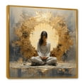 thumbnail image 2 of Designart "Meditative Zen Position III" Meditation Floater Framed Canvas Prints, 2 of 5