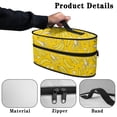 thumbnail image 5 of HELLHERO Bananas Pattern Portable Iron Storage Holder Travel Iron Case Portable Steamer Carrying Case, Bag Only, 5 of 6
