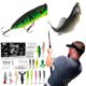 thumbnail image 3 of Señivos Pesca Colocados Con Cabezas Plantilla Señuelos Cebo Gusano Suave para Accesorios Dulce, 3 of 9