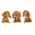 thumbnail image 2 of Three Dachshund Puppies Wall Mural by Wallmonkeys Peel and Stick Graphic (36 in W x 16 in H) WM264801, 2 of 4