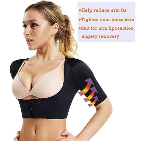 Women Arm Closure Compression Bra Tank Top Shapewear Posture Corrector  Slimming Sleeves Push Up Bra (Color : Skin, Size : X-Large) : :  Clothing, Shoes & Accessories