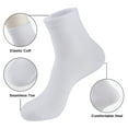thumbnail image 3 of FLYRUN 30 Pairs Mens Lightweight Crew Socks Long Socks, 3 of 6