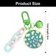 thumbnail image 3 of Lindo llavero colorido para mujer, juego de 3 piezas, llavero de coche, accesorios, clip, bolso de mano, decoraciones, 3 of 7