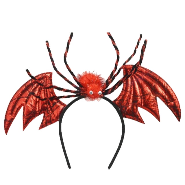 Qarigey Diadema de fiesta de Cosplay de Halloween, diadema de moda portátil, diadema puesta en escena, accesorio para el cabello Disfraces de disfraces Rojo Qarigey AP012650-02